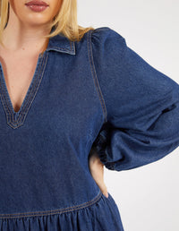 ELM_JOSEPHINE DENIM DRESS _ JOSEPHINE DENIM DRESS _ Ebony Boutique NZ
