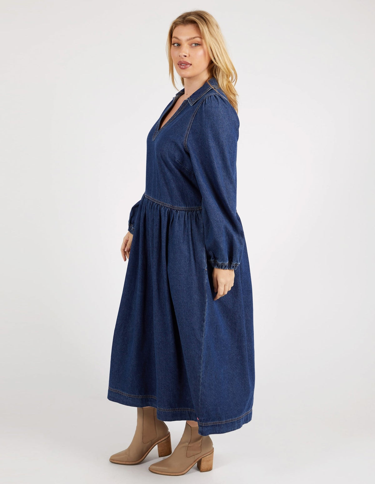 ELM_JOSEPHINE DENIM DRESS _ JOSEPHINE DENIM DRESS _ Ebony Boutique NZ
