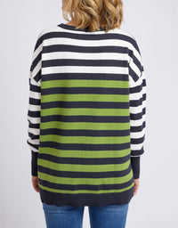 ELM_LEXI STRIPE KNIT _ LEXI STRIPE KNIT _ Ebony Boutique NZ