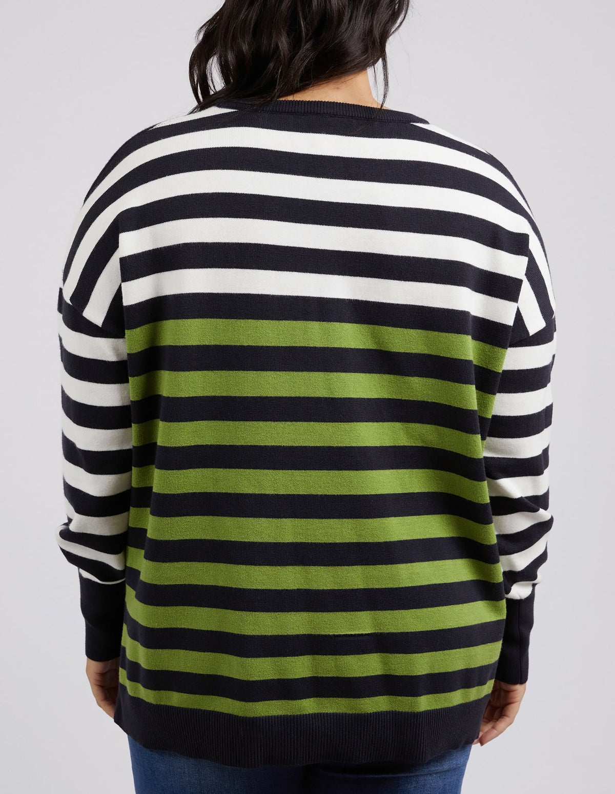 ELM_LEXI STRIPE KNIT _ LEXI STRIPE KNIT _ Ebony Boutique NZ