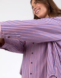 ELM_LILA STRIPE SHIRT _ LILA STRIPE SHIRT _ Ebony Boutique NZ
