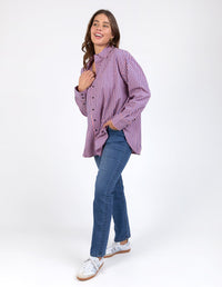 ELM_LILA STRIPE SHIRT _ LILA STRIPE SHIRT _ Ebony Boutique NZ