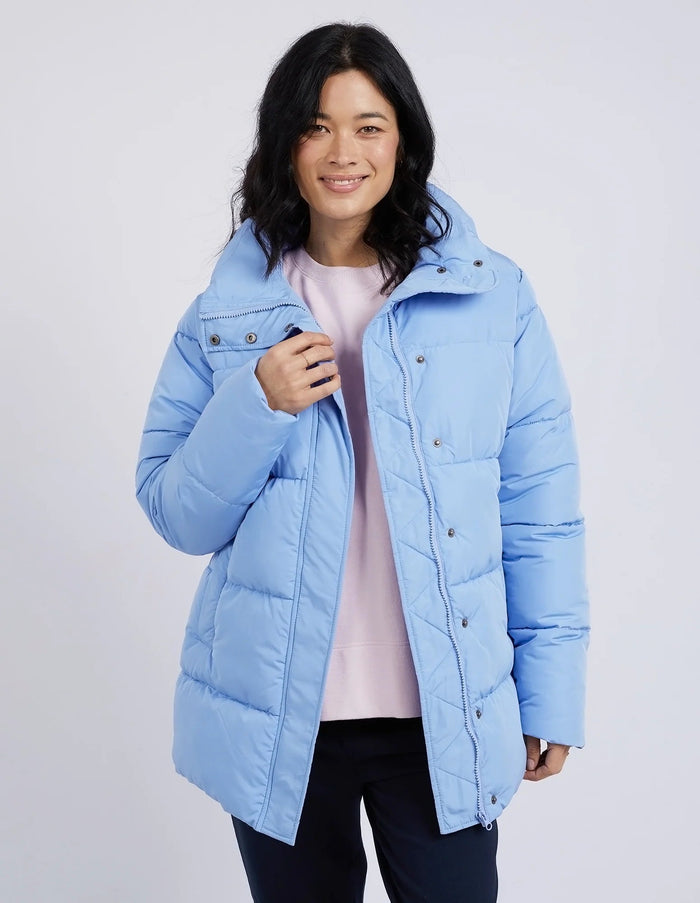 ELM_LONGLINE PUFFER JACKET _ LONGLINE PUFFER JACKET _ Ebony Boutique NZ