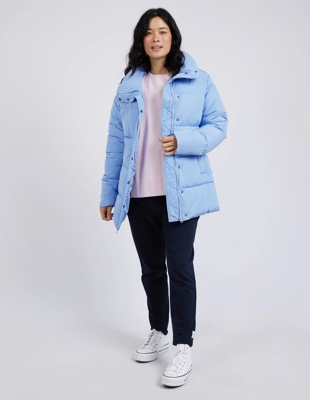 ELM_LONGLINE PUFFER JACKET _ LONGLINE PUFFER JACKET _ Ebony Boutique NZ