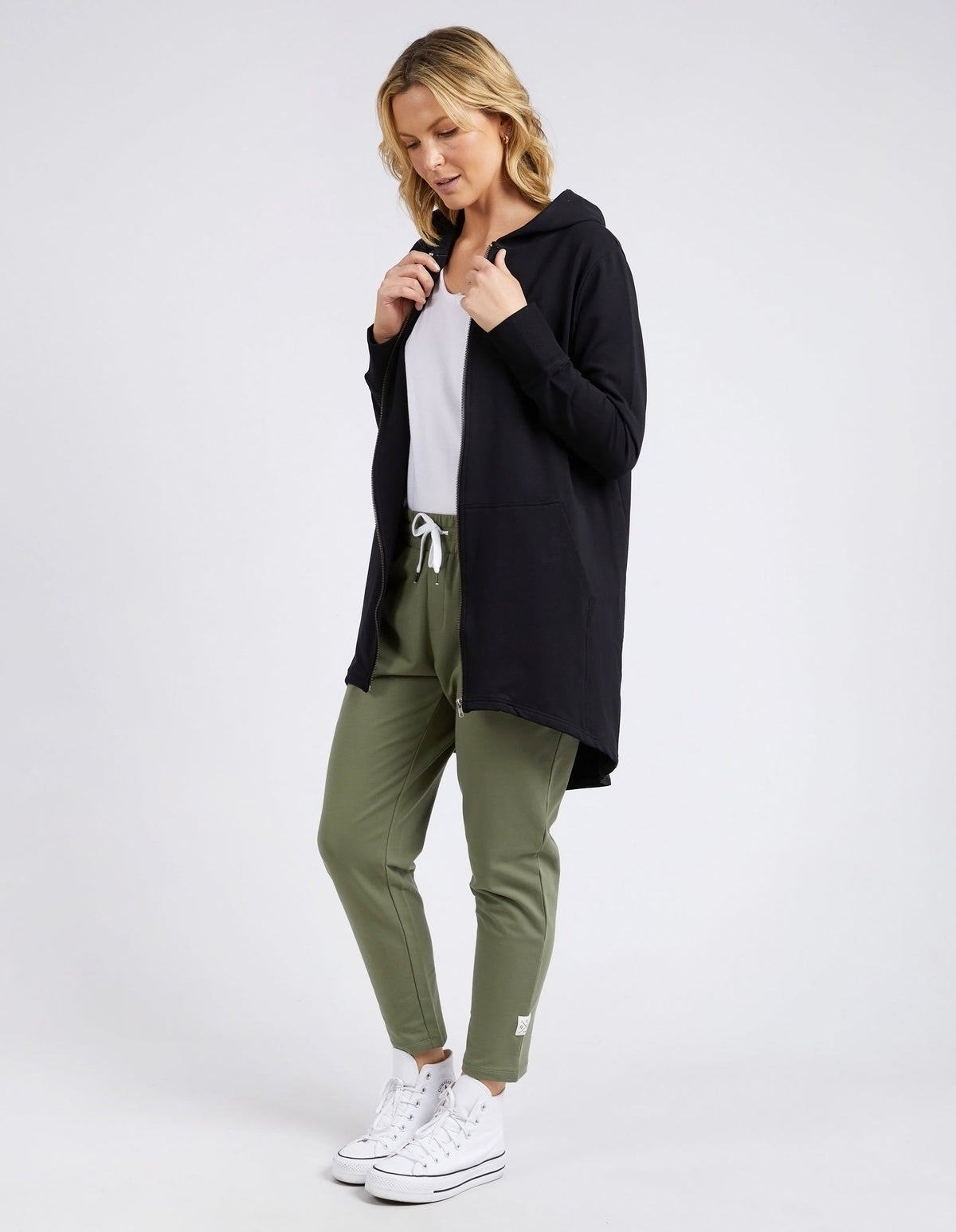 ELM_MARA ZIP HOODY _ MARA ZIP HOODY _ Ebony Boutique NZ