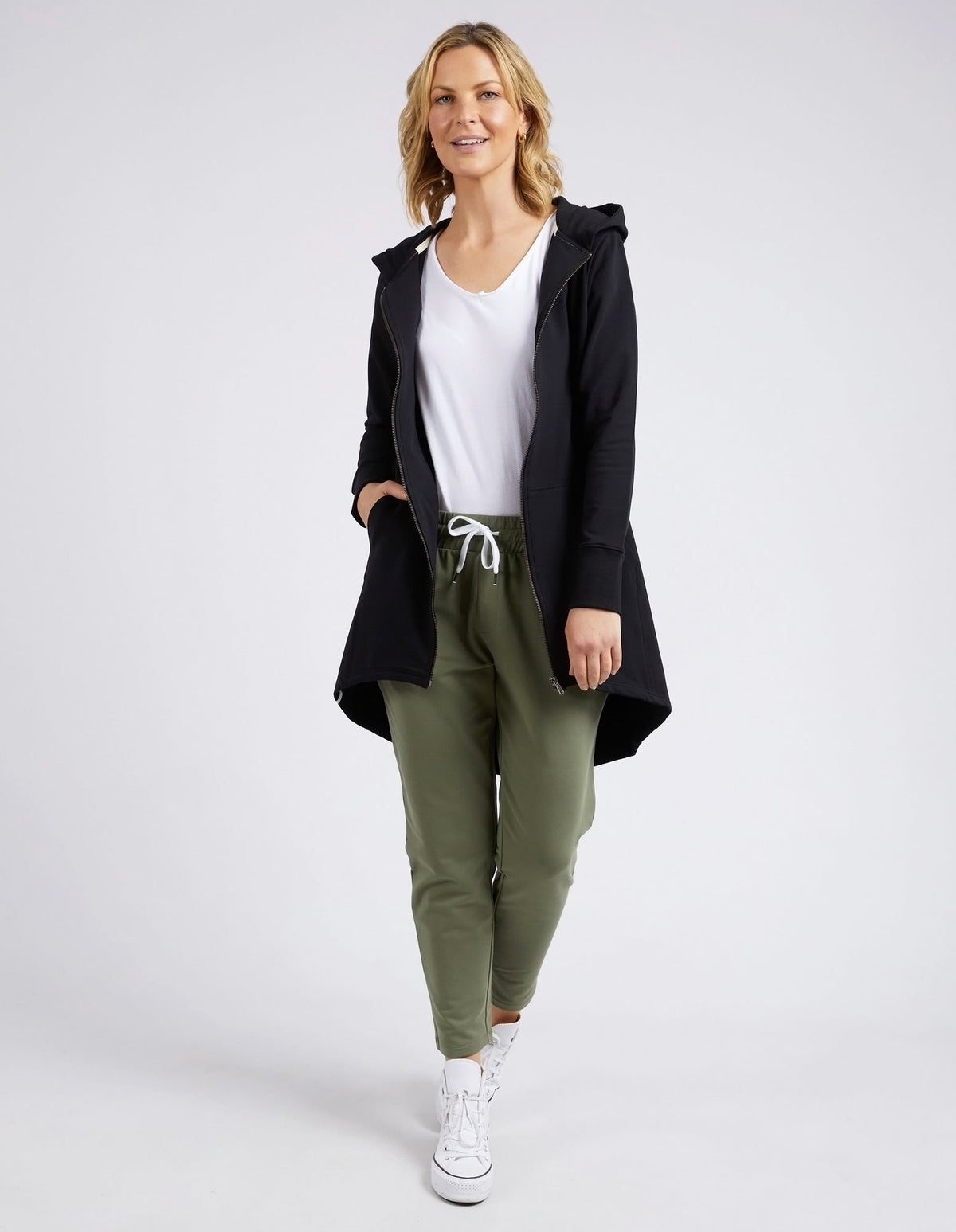 ELM_MARA ZIP HOODY _ MARA ZIP HOODY _ Ebony Boutique NZ