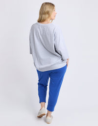 ELM_MAZIE SWEAT GREY MARLE _ MAZIE SWEAT GREY MARLE _ Ebony Boutique NZ
