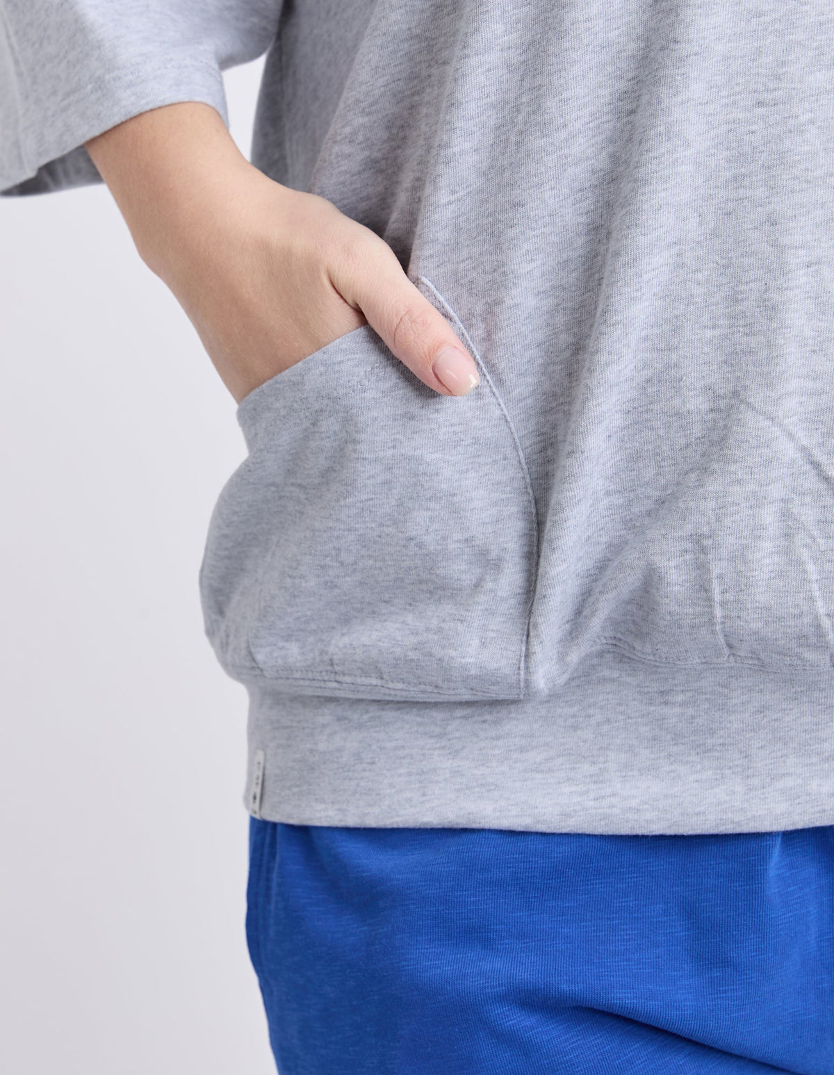 ELM_MAZIE SWEAT GREY MARLE _ MAZIE SWEAT GREY MARLE _ Ebony Boutique NZ