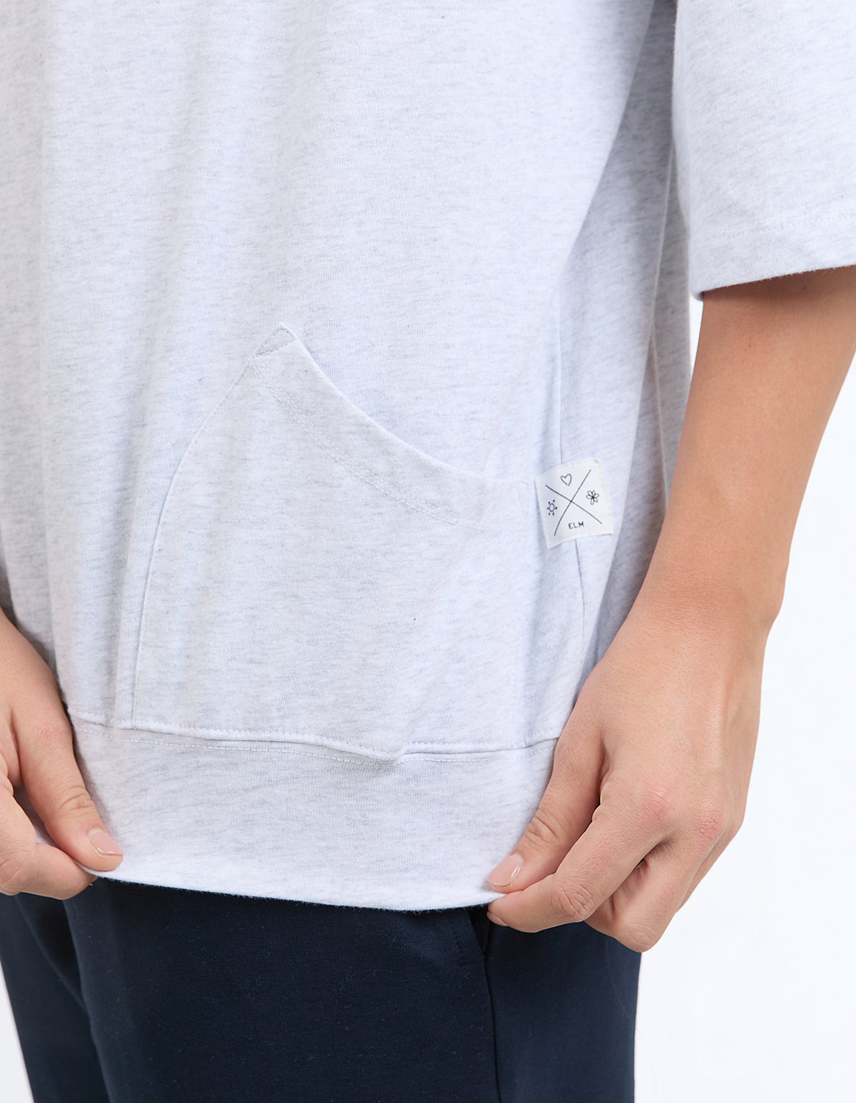 ELM_MAZIE SWEAT GREY MARLE _ MAZIE SWEAT GREY MARLE _ Ebony Boutique NZ
