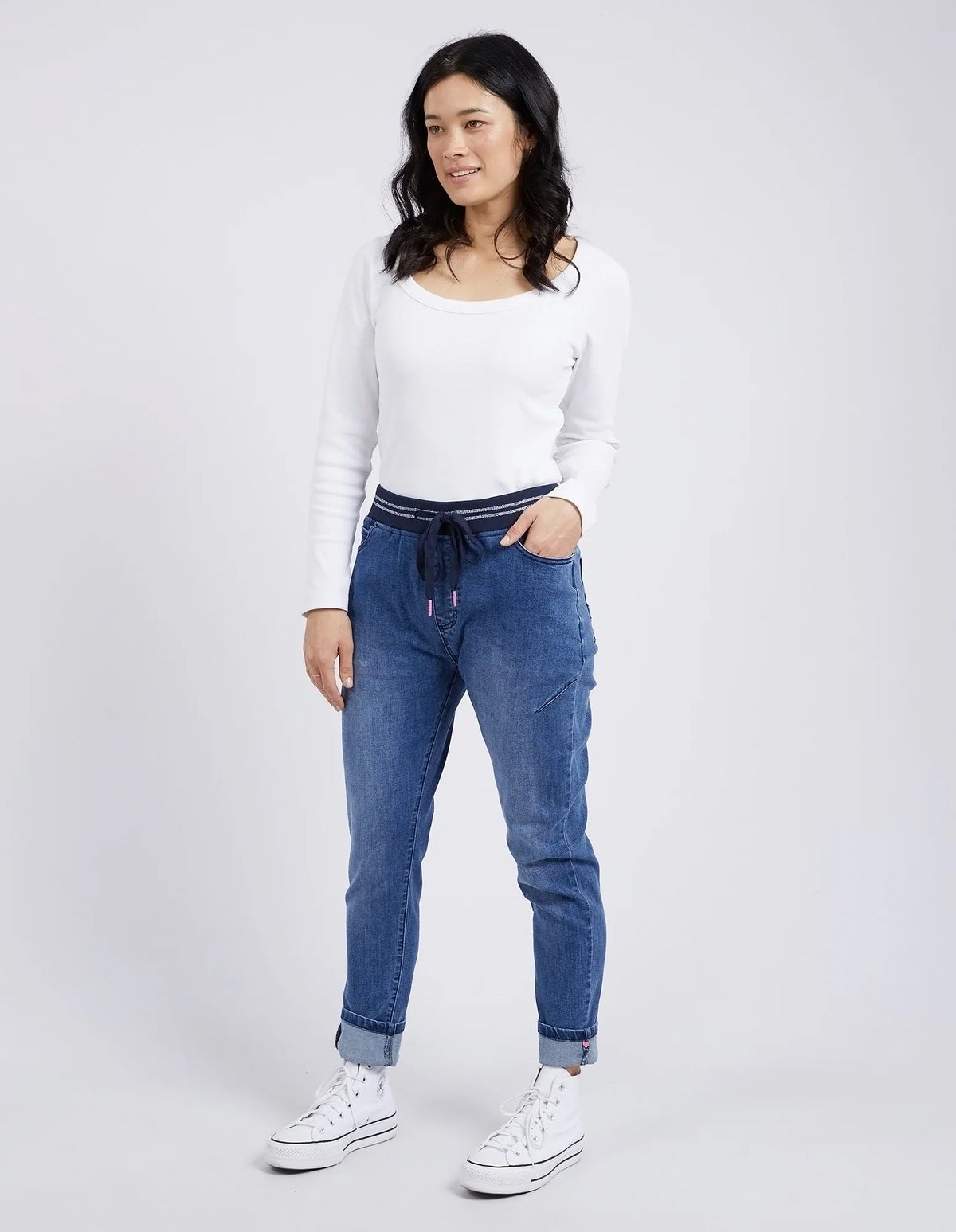 ELM_MELODY DENIM JOGGER _ MELODY DENIM JOGGER _ Ebony Boutique NZ