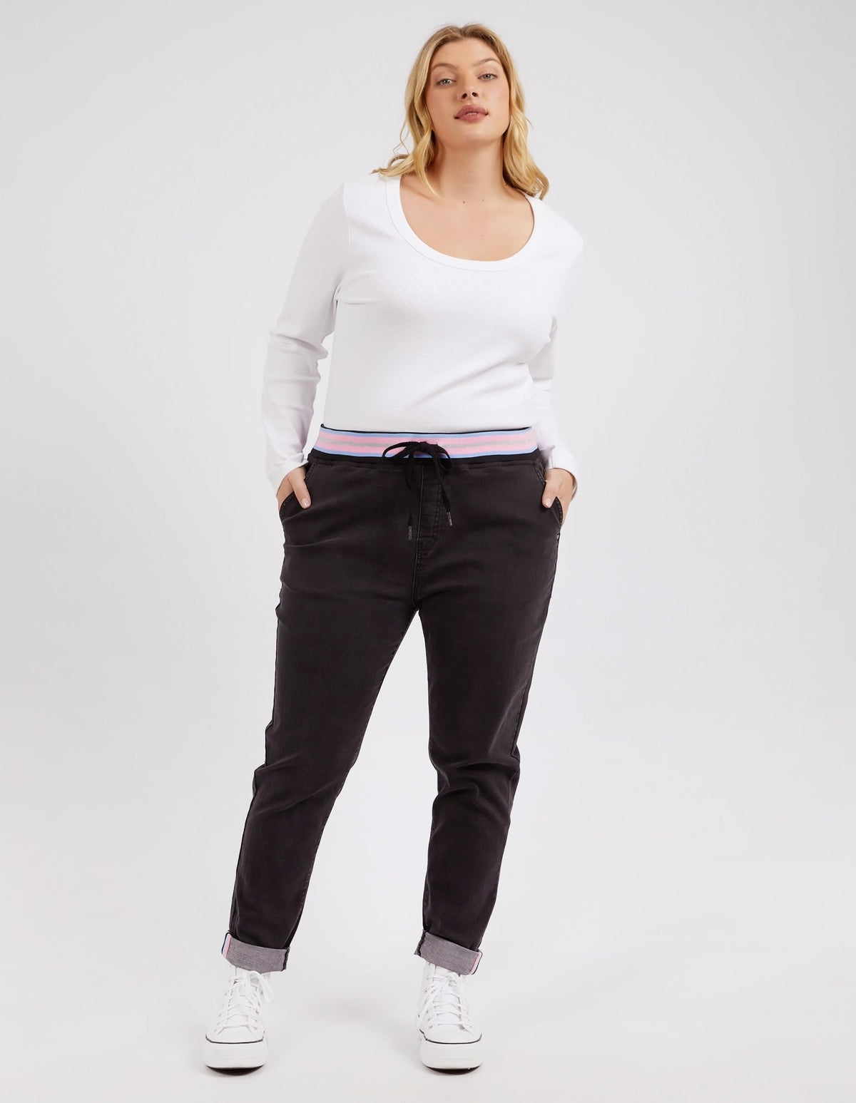 ELM_MELODY DENIM JOGGER _ MELODY DENIM JOGGER _ Ebony Boutique NZ