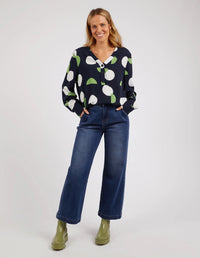 ELM_STORMY SPOT BLOUSE _ STORMY SPOT BLOUSE _ Ebony Boutique NZ