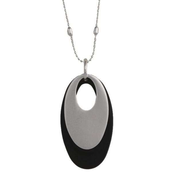 ENHANCE_CLASSIQUE NECKLACE BLACK _ CLASSIQUE NECKLACE BLACK _ Ebony Boutique NZ