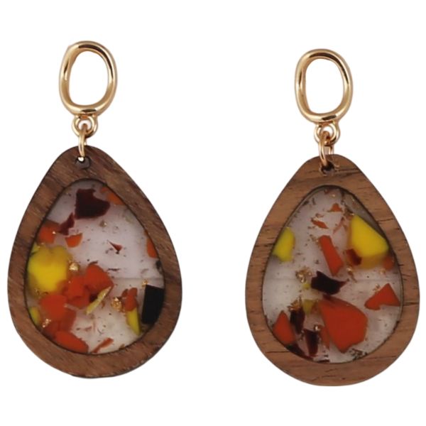 ENHANCE_NAMBUCCA EARRINGS ORANGE _ NAMBUCCA EARRINGS ORANGE _ Ebony Boutique NZ