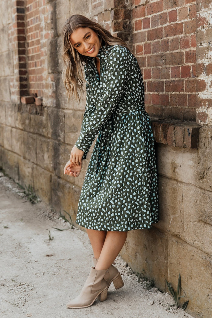 FOXWOOD_AMIRA ANIMAL DRESS _ AMIRA ANIMAL DRESS _ Ebony Boutique NZ
