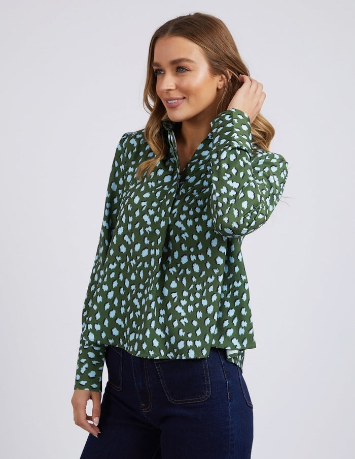FOXWOOD_AMIRA ANIMAL TOP _ AMIRA ANIMAL TOP _ Ebony Boutique NZ