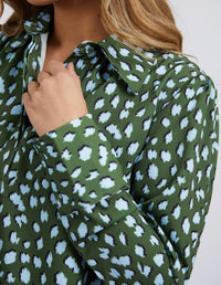 FOXWOOD_AMIRA ANIMAL TOP _ AMIRA ANIMAL TOP _ Ebony Boutique NZ