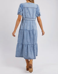 FOXWOOD_ASTRID DENIM DRESS _ ASTRID DENIM DRESS _ Ebony Boutique NZ