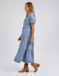 FOXWOOD_ASTRID DENIM DRESS _ ASTRID DENIM DRESS _ Ebony Boutique NZ