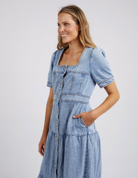FOXWOOD_ASTRID DENIM DRESS _ ASTRID DENIM DRESS _ Ebony Boutique NZ