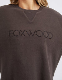 FOXWOOD_COZY SIMPLIFIED CREW _ COZY SIMPLIFIED CREW _ Ebony Boutique NZ