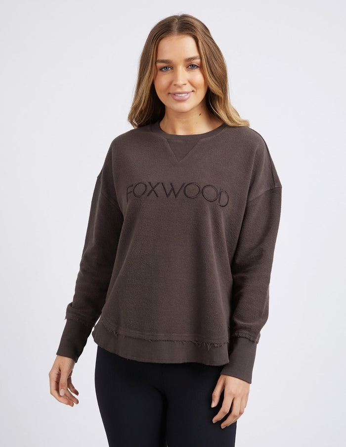 FOXWOOD_COZY SIMPLIFIED CREW _ COZY SIMPLIFIED CREW _ Ebony Boutique NZ