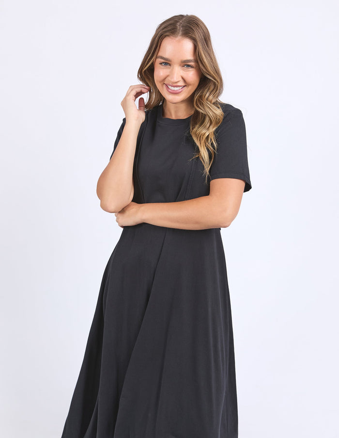FOXWOOD_EVA MIDI DRESS _ EVA MIDI DRESS _ Ebony Boutique NZ