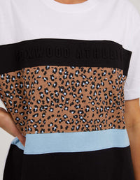 FOXWOOD_FOXWOOD PANEL TEE _ FOXWOOD PANEL TEE _ Ebony Boutique NZ