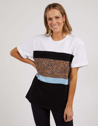FOXWOOD_FOXWOOD PANEL TEE _ FOXWOOD PANEL TEE _ Ebony Boutique NZ