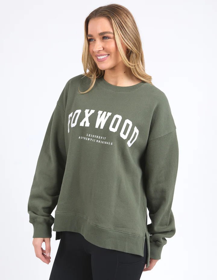 FOXWOOD_INTERVAL CREW KHAKI _ INTERVAL CREW KHAKI _ Ebony Boutique NZ
