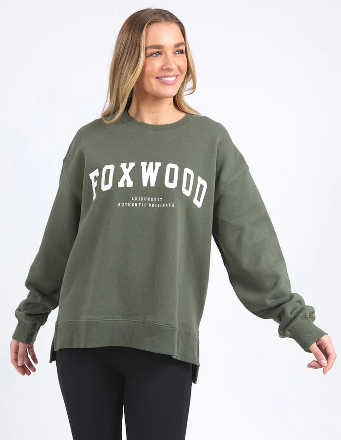 FOXWOOD_INTERVAL CREW KHAKI _ INTERVAL CREW KHAKI _ Ebony Boutique NZ