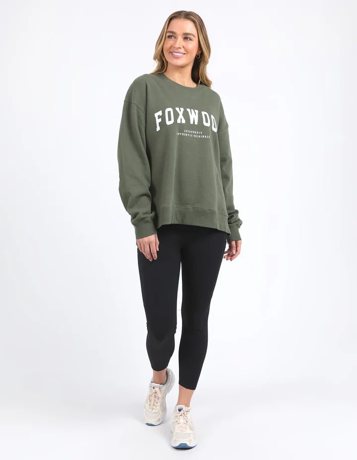 FOXWOOD_INTERVAL CREW KHAKI _ INTERVAL CREW KHAKI _ Ebony Boutique NZ