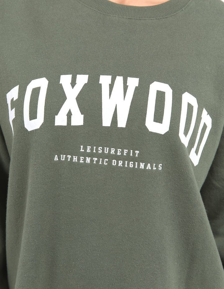 FOXWOOD_INTERVAL CREW KHAKI _ INTERVAL CREW KHAKI _ Ebony Boutique NZ