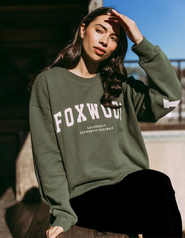 FOXWOOD_INTERVAL CREW KHAKI _ INTERVAL CREW KHAKI _ Ebony Boutique NZ
