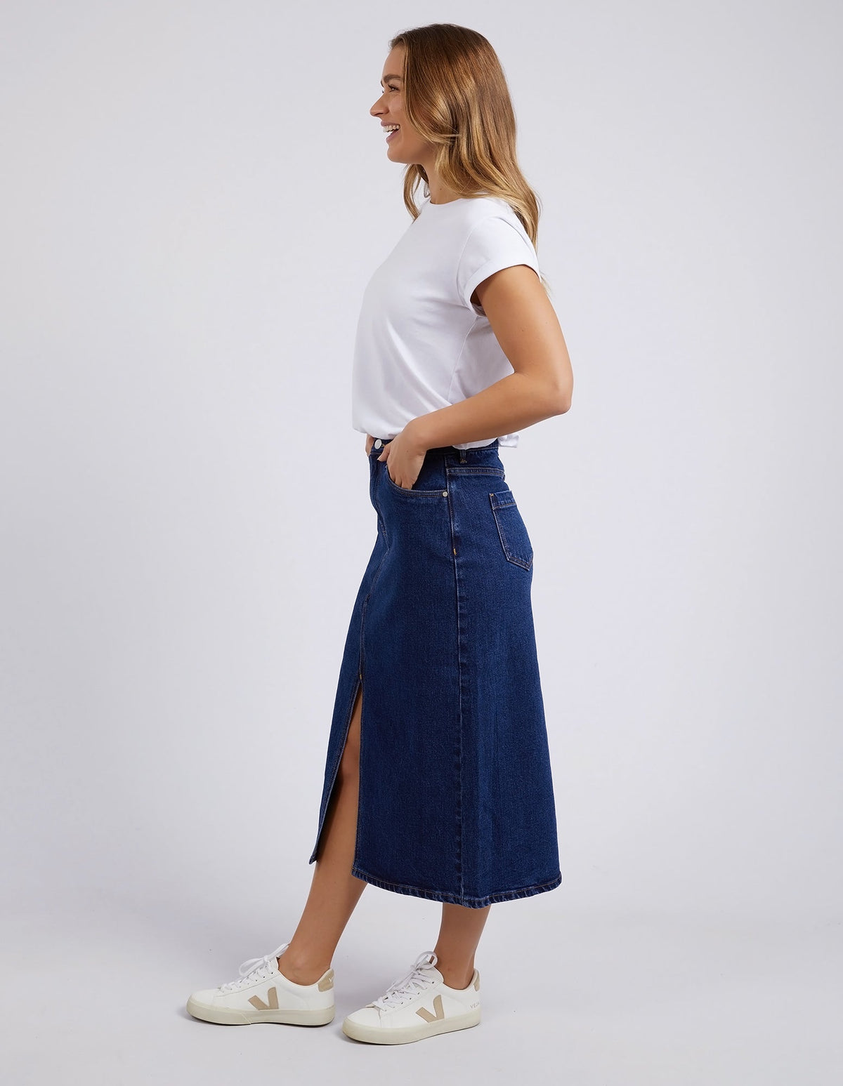 FOXWOOD_SCOUT MIDI SKIRT _ SCOUT MIDI SKIRT _ Ebony Boutique NZ