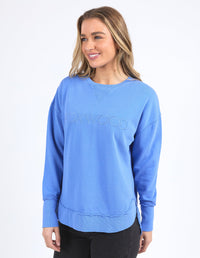 FOXWOOD_SIMPLIFIED CREW COBALT _ SIMPLIFIED CREW COBALT _ Ebony Boutique NZ