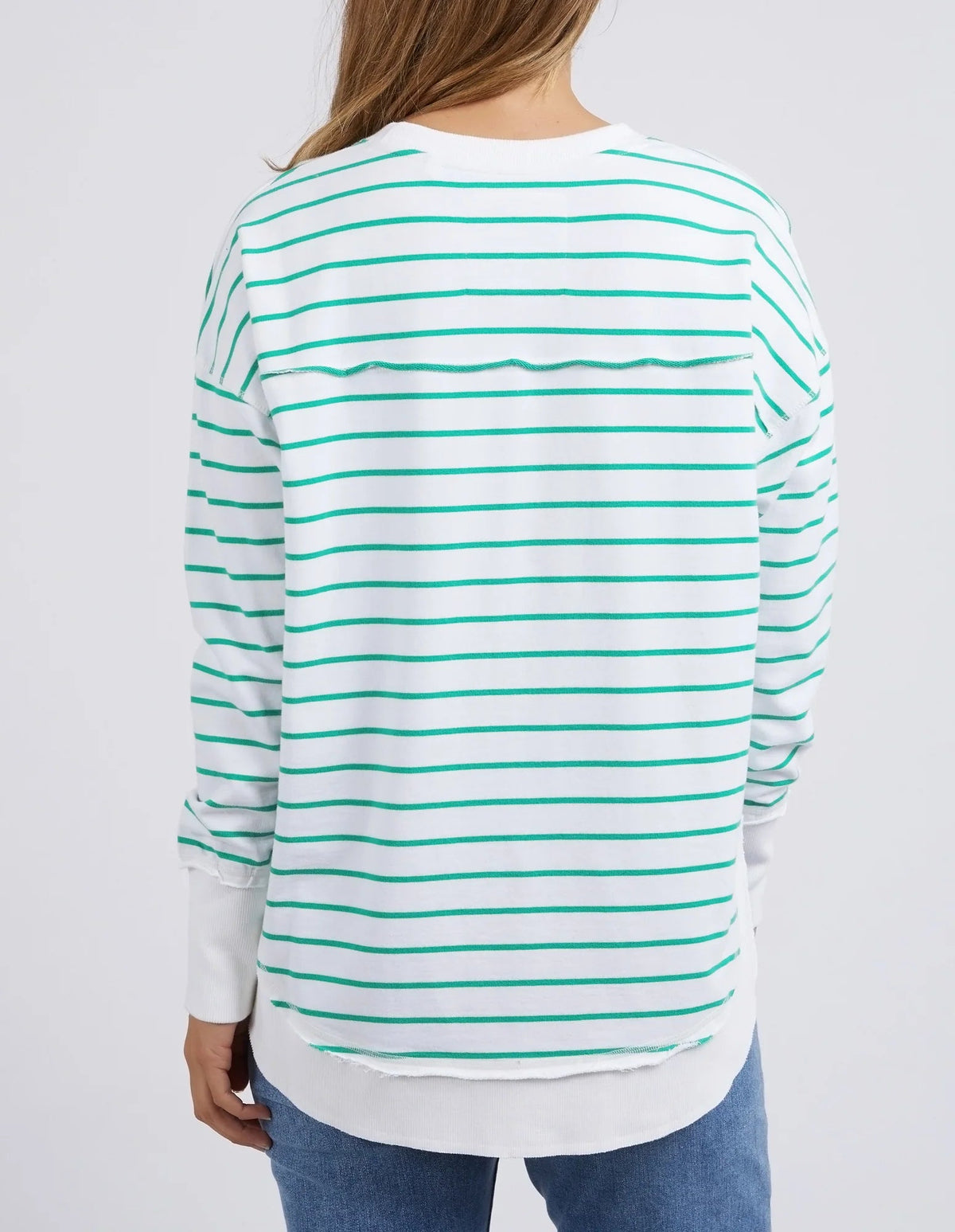 FOXWOOD_SIMPLIFIED STRIPE CREW _ SIMPLIFIED STRIPE CREW _ Ebony Boutique NZ