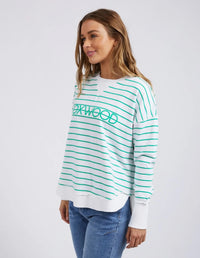 FOXWOOD_SIMPLIFIED STRIPE CREW _ SIMPLIFIED STRIPE CREW _ Ebony Boutique NZ