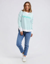 FOXWOOD_SIMPLIFIED STRIPE CREW _ SIMPLIFIED STRIPE CREW _ Ebony Boutique NZ