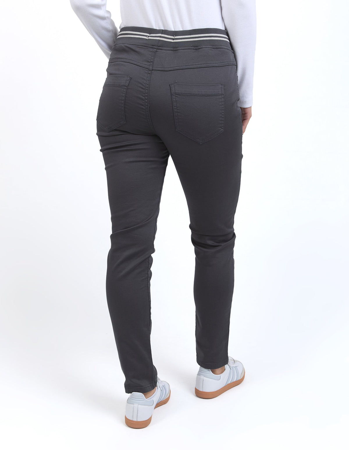 FOXWOOD_SYLVIA JOGGER CHARCOAL _ SYLVIA JOGGER CHARCOAL _ Ebony Boutique NZ