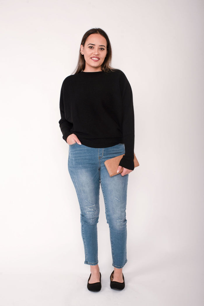 GORDON SMITH_CARMEN BATWING KNIT _ CARMEN BATWING KNIT _ Ebony Boutique NZ