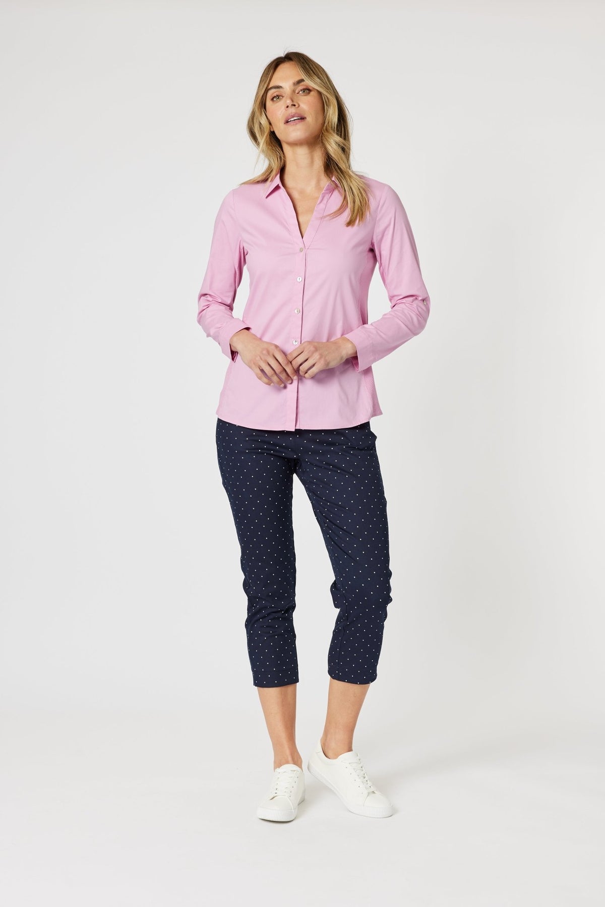 GORDON SMITH_EMMA RIB SHIRT ORCHID _ EMMA RIB SHIRT ORCHID _ Ebony Boutique NZ