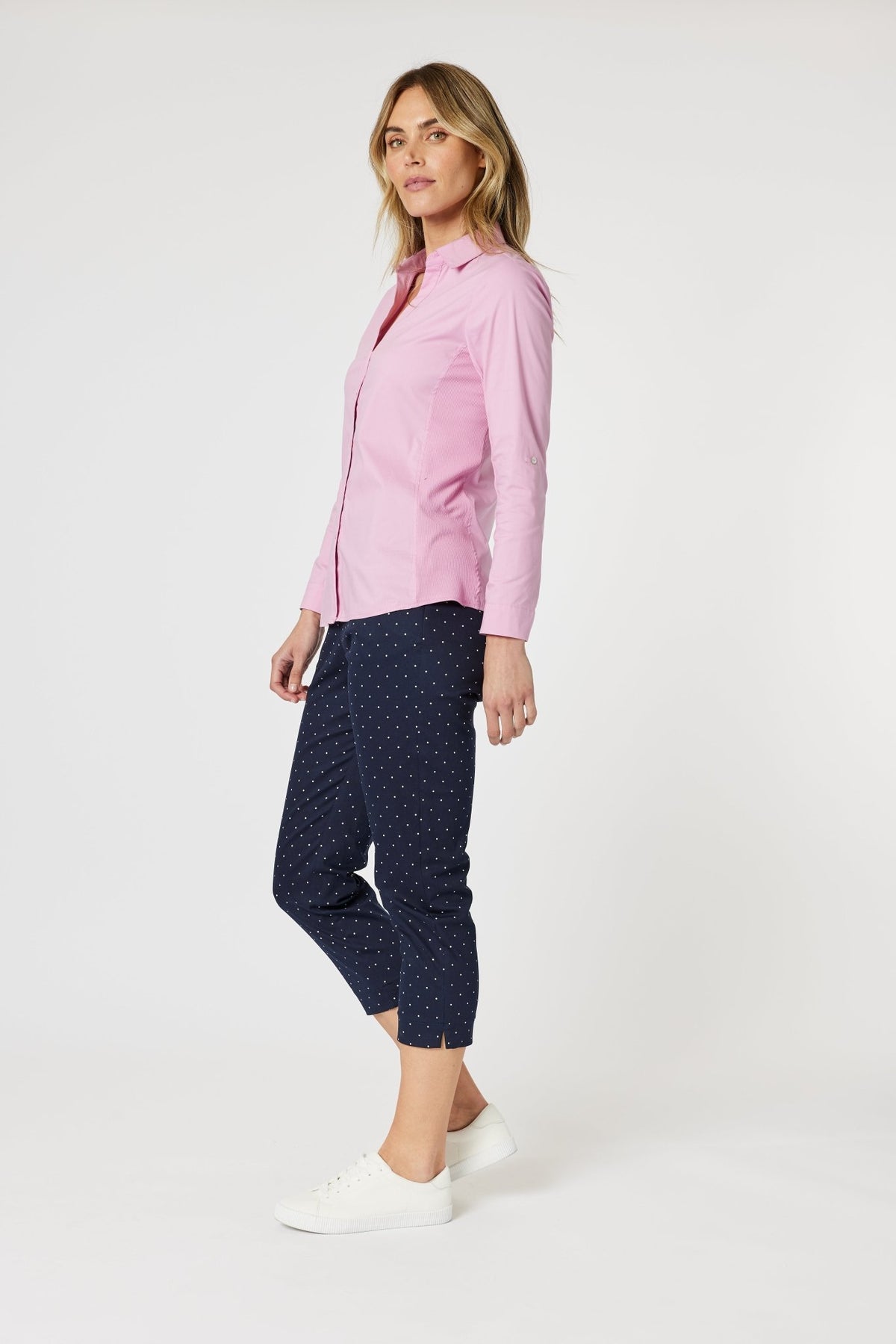 GORDON SMITH_EMMA RIB SHIRT ORCHID _ EMMA RIB SHIRT ORCHID _ Ebony Boutique NZ