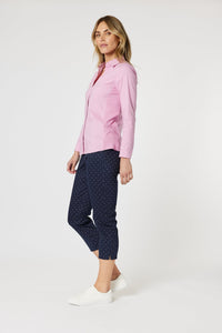 GORDON SMITH_EMMA RIB SHIRT ORCHID _ EMMA RIB SHIRT ORCHID _ Ebony Boutique NZ