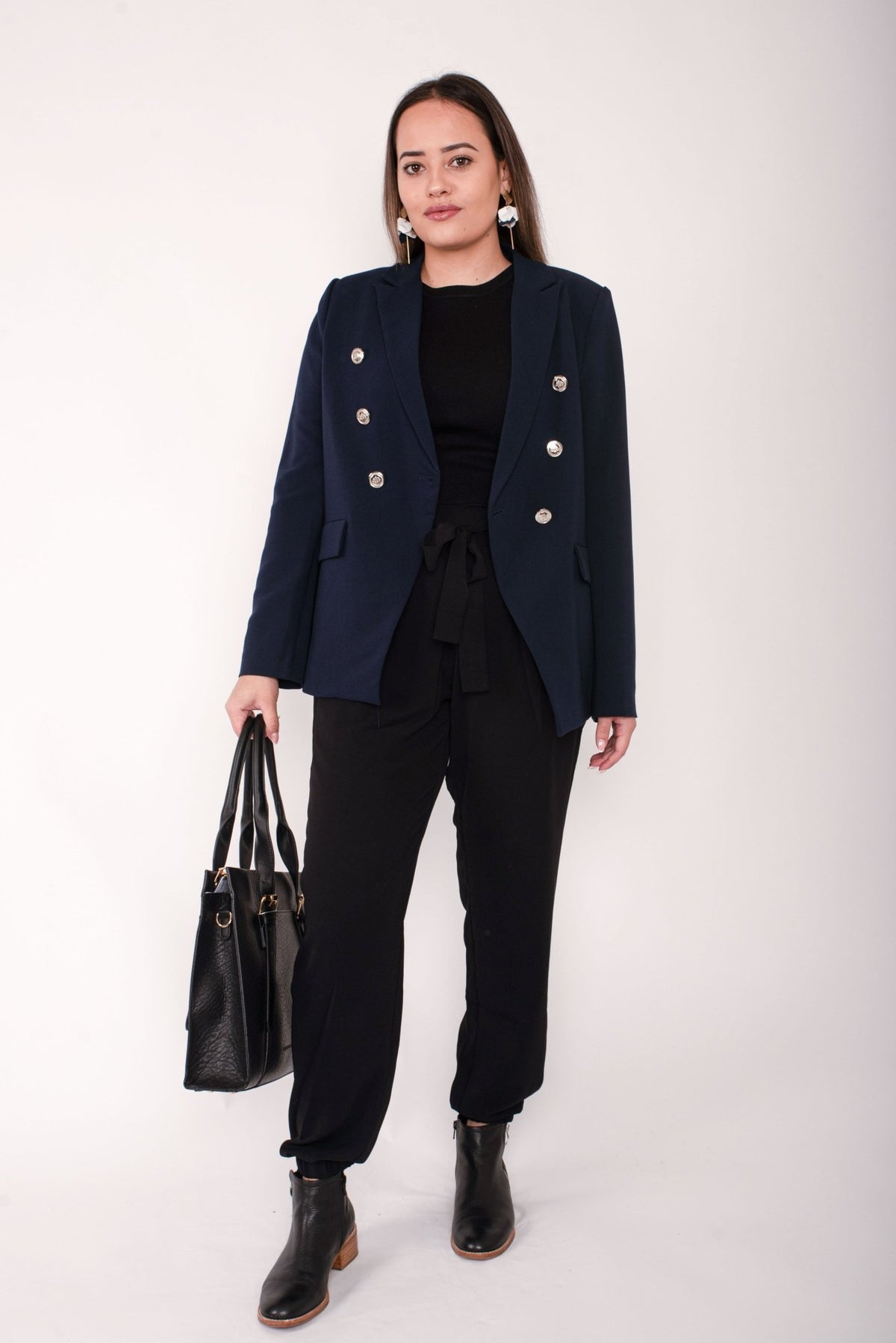 GORDON SMITH_LAUREN BLAZER NAVY _ LAUREN BLAZER NAVY _ Ebony Boutique NZ