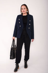 GORDON SMITH_LAUREN BLAZER NAVY _ LAUREN BLAZER NAVY _ Ebony Boutique NZ