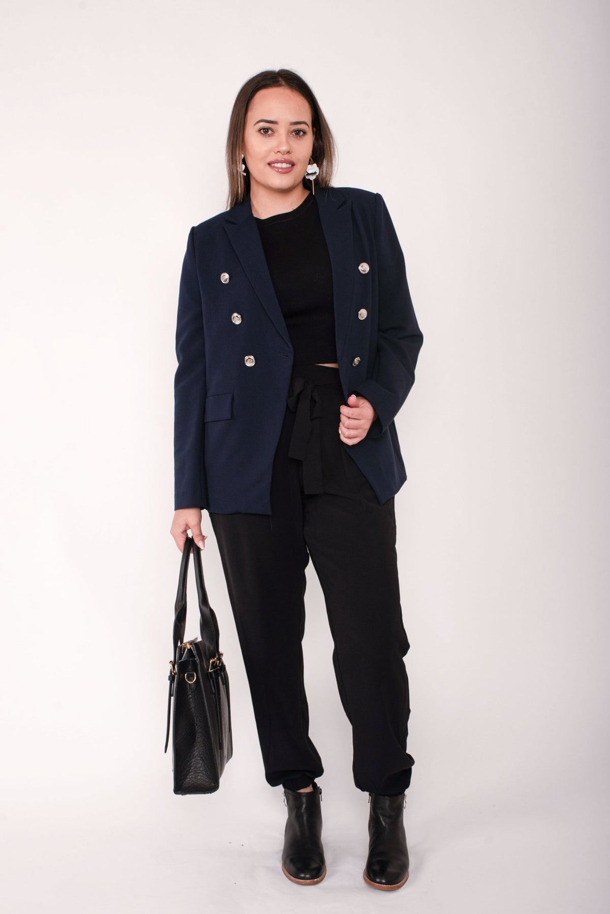 GORDON SMITH_LAUREN BLAZER NAVY _ LAUREN BLAZER NAVY _ Ebony Boutique NZ