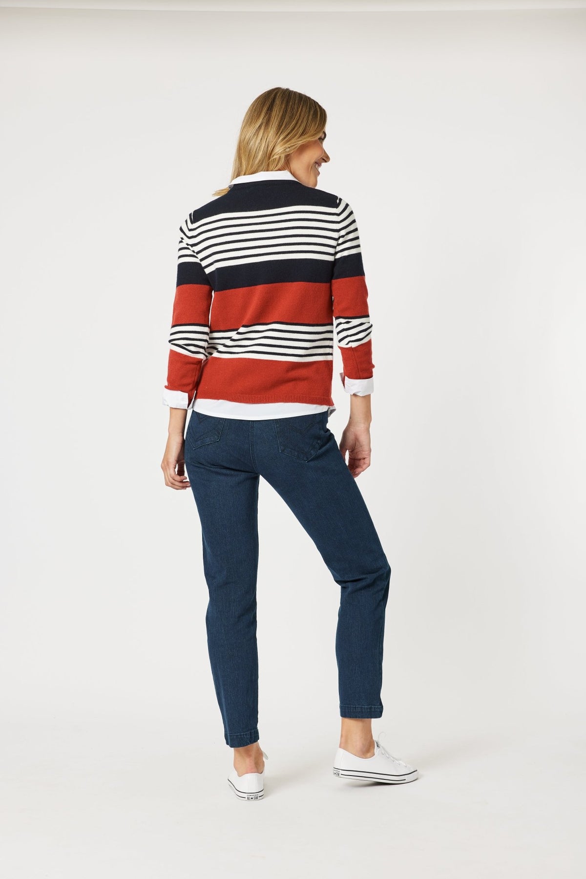 GORDON SMITH_MOLLY STRIPE KNIT _ MOLLY STRIPE KNIT _ Ebony Boutique NZ