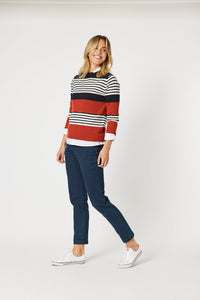 GORDON SMITH_MOLLY STRIPE KNIT _ MOLLY STRIPE KNIT _ Ebony Boutique NZ