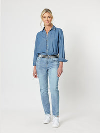 GORDON SMITH_SOPHIE DENIM SHIRT _ SOPHIE DENIM SHIRT _ Ebony Boutique NZ